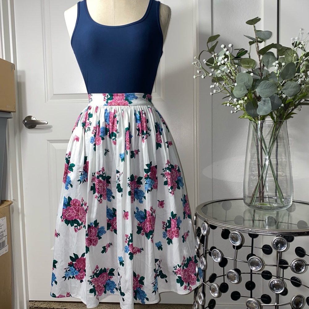 Collectif floral skirt